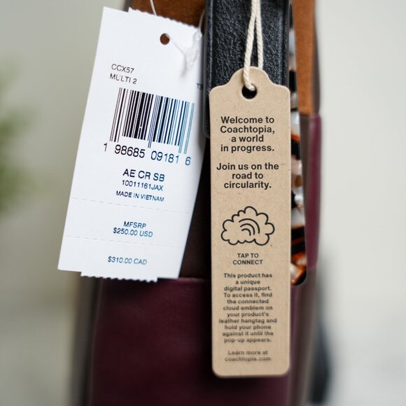 Coach Coachtopia CCX57 Alter/Ego Crescent Shoulder Bag In Suede & Leather *RARE* - Picture 9 of 15